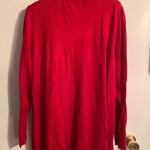 New With Tags JOSEPH A Scarlet red sweater size 1X - Picture 6 of 6